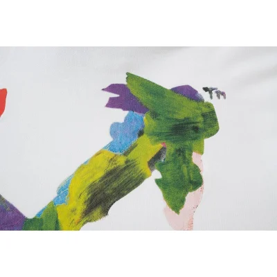 Худи Off White Street Style With Colored Logo "White" фото № 2