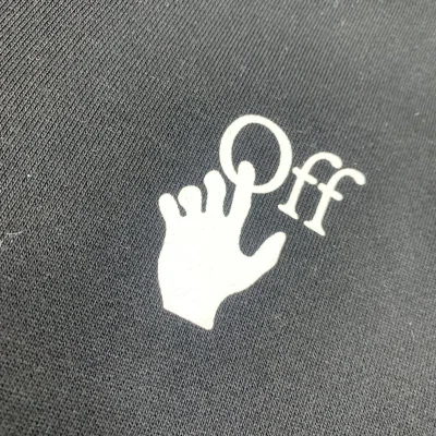 Худи OFF-WHITE Gray Square Of Diagonal Arrows "Black" фото № 4