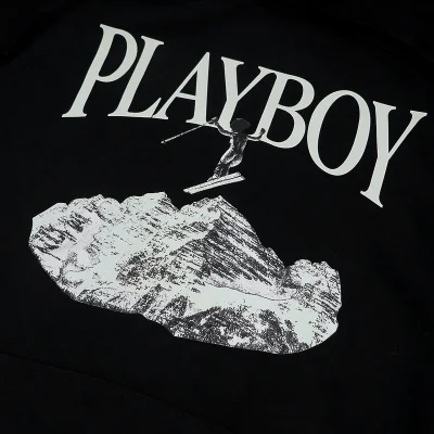 Свитшот Playboy Logo Inscription With Skier "Black" фото № 4 Свитшот Playboy Logo Inscription With Skier "Black" фото № 4