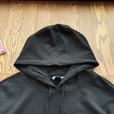 Худи Prada Leather Pocket With Logo "Black" фото № 9