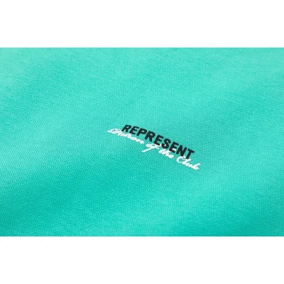 Худи Represent Patron Of The Club - Text "Turquoise" фото № 4 Худи Represent Patron Of The Club - Text "Turquoise" фото № 4