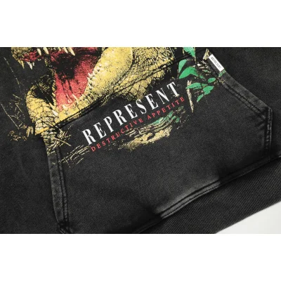 Худи Represent Dinosaur "Black" фото № 8