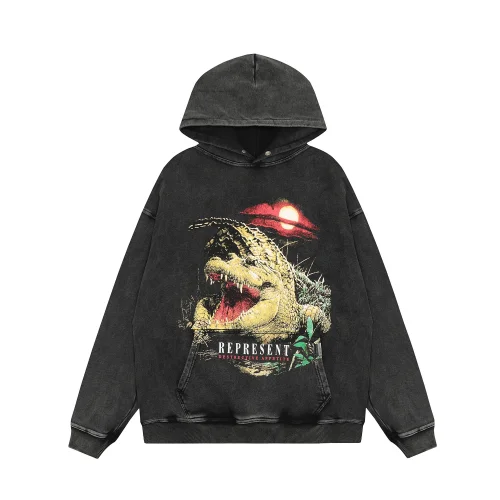 Худи Represent Dinosaur "Black"