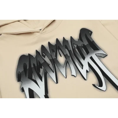 Худи Revenge Skull Back "Beige" фото № 9