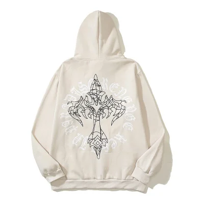 Худи Revenge X Four Caccus Gothic Style "Cream" фото № 2