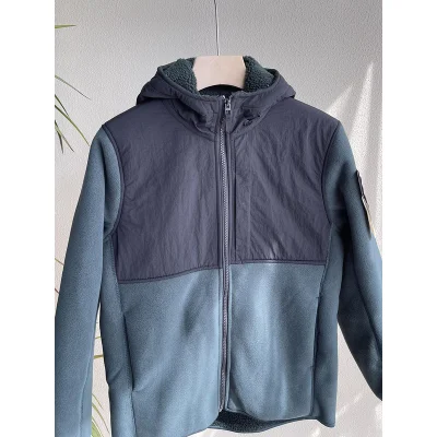 Худи Stone Island Warm On The Lock "Blue/Black" фото № 6