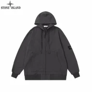 Худи Stone Island With Black Compass Logo Patch ZIP