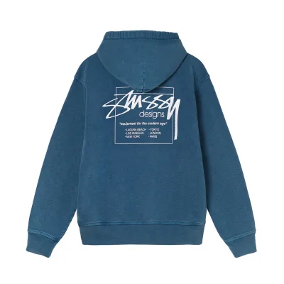 Худи Stussy Designs "Blue" фото № 5