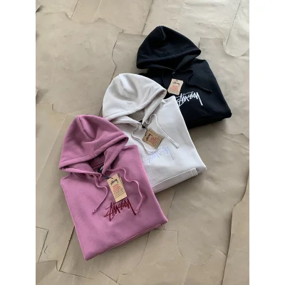 Худи Stussy Logo In The Center "White" фото № 6