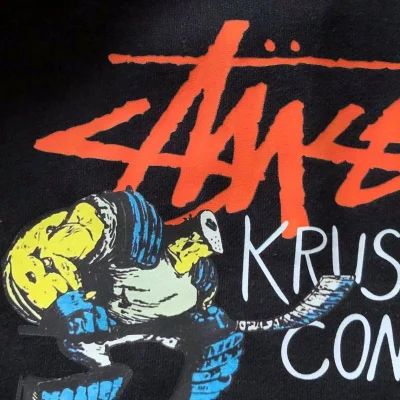 Футболка Stussy Inscription Krushin Competition "Black" фото № 8