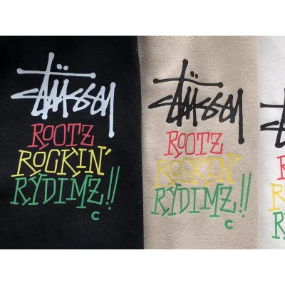 Худи Stussy Man In Colorful Clothes "Black" фото № 5