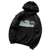 Худи Trapstar Leopard Print With Inscription "Black"