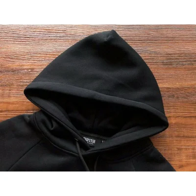 Худи Trapstar Wide Front Pocket And Mirror Inscription It's A Secret "Black" фото № 3