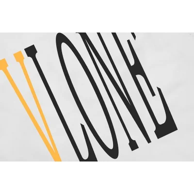 Худи Vlone Text With Yellow Letter V "White" фото № 3