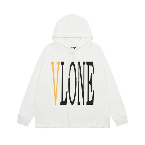 Худи Vlone Text With Yellow Letter V "White"