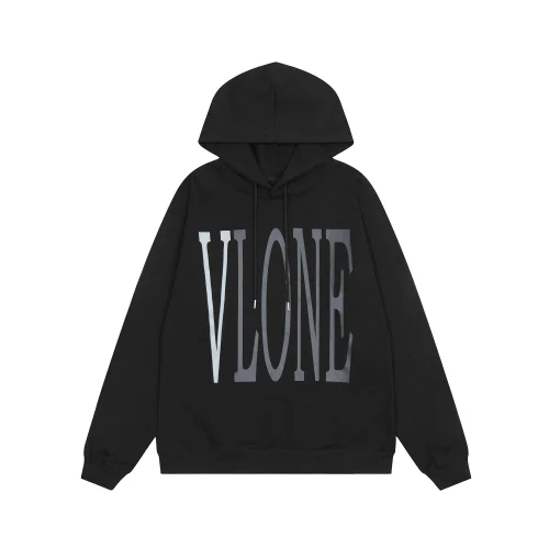 Худи Vlone Gray V Logo "Black"