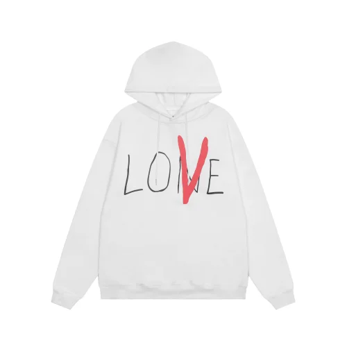 Худи Vlone Simple Red-V-Lone "White"