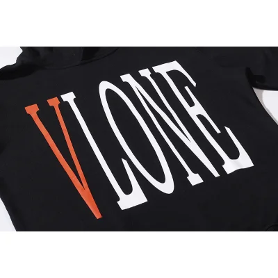 Худи Vlone Just Orange V "Black" фото № 7