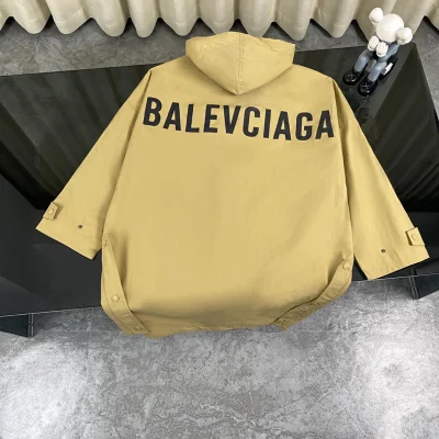 Куртка Balenciaga Backside Black Logotype Balevciaga "Yellow" фото № 2 Куртка Balenciaga Backside Black Logotype Balevciaga "Yellow" фото № 2