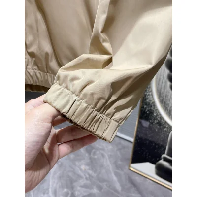 Курка-бомбер Burberry Frontside On The Sleeve Brown Logo "Beige" фото № 6