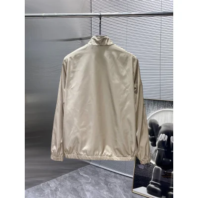 Курка-бомбер Burberry Frontside On The Sleeve Brown Logo "Beige" фото № 2