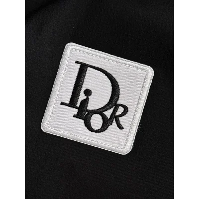 Куртка Christian Dior Black Logo In White Square "Black" фото № 3