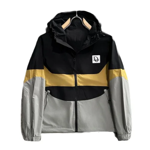 Куртка Christian Dior Black Logo In White Square "Black"