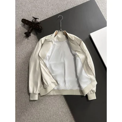 Куртка-бомбер Christian Dior Frontside Logo D Atelier 1947 "White" фото № 7