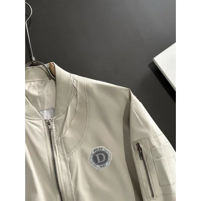 Куртка-бомбер Christian Dior Frontside Logo D Atelier 1947 "White" фото № 2