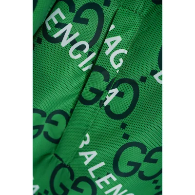 Ветровка Gucci X Balenciaga Name And Logo Of Brands "Green" фото № 9