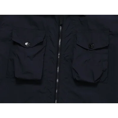 Олимпийка Stone Island With Large Pockets "Black" фото № 2