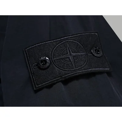 Олимпийка Stone Island With Large Pockets "Black" фото № 9