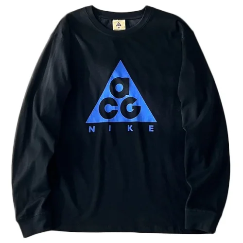Лонгслив ACG Logo Inside Triangle Front "Black"