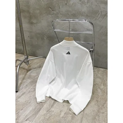 Лонгслив Adidas Basketball "White" фото № 2