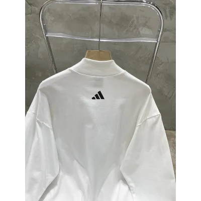 Лонгслив Adidas Basketball "White" фото № 6