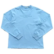 Лонгслив Alexander Wang With Plain Logo Lettering