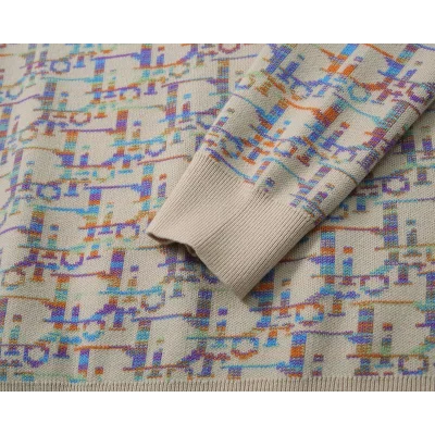 Лонгслив Christian Dior Colorful Print Logos Dior "Beige" фото № 6