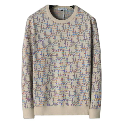 Лонгслив Christian Dior Colorful Print Logos Dior "Beige"