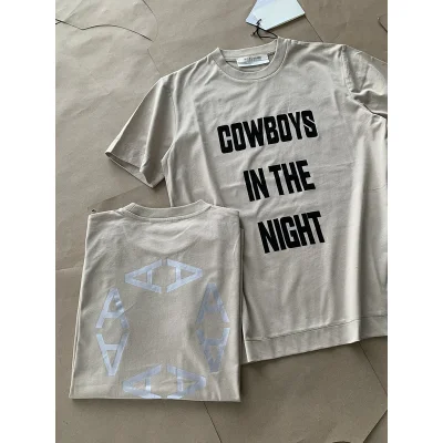 Футболка Chrome Hearts Inscription "Beige/Black" фото № 2