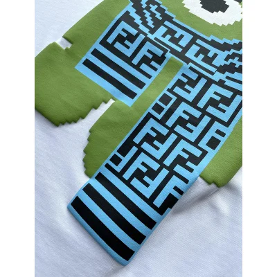 Футболка Fendi Teddy "White" фото № 4