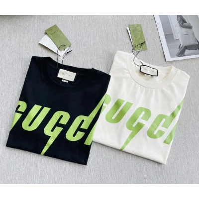 Футболка GUCCI Monochrome with Color Print "Black" фото № 5