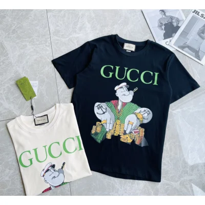 Футболка GUCCI Cartoon Print "Black" фото № 5