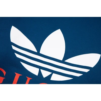 Лонгслив Gucci Two Large Halves Of Adidas "Blue" фото № 4