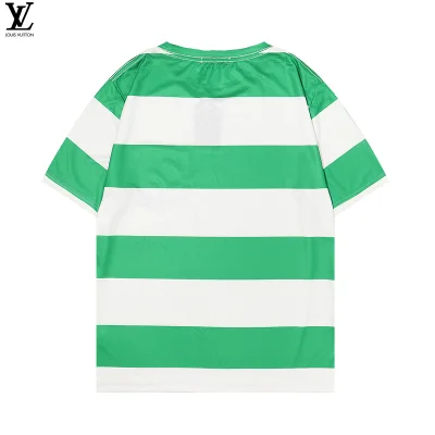 Футболка Louis Vuitton Striped "White/Green" фото № 2