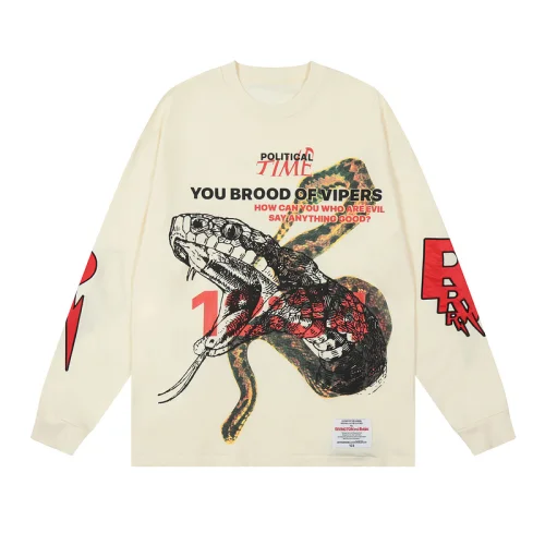 Лонгслив Rrr123 You Brood Of Vipers "Beige"