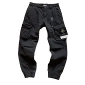 Брюки-карго Stone Island Embroidered Pocket Logo "Blue"