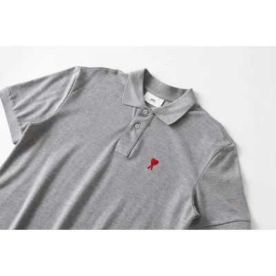 Поло Amiri Heart logo "Grey" фото № 2 Поло Amiri Heart logo "Grey" фото № 2