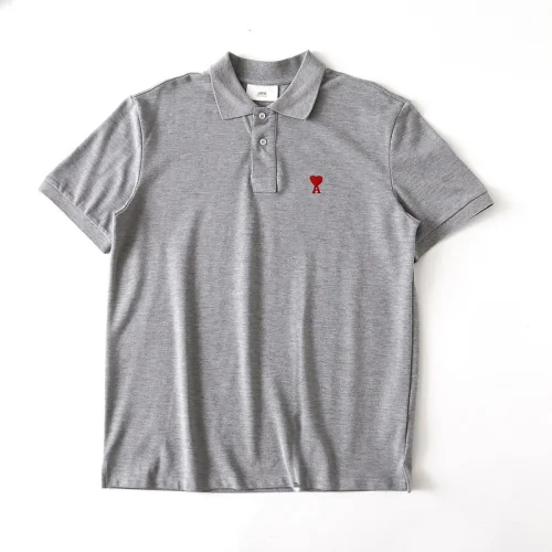Поло Amiri Heart logo "Grey"