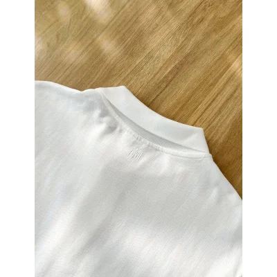 Поло Amiri Red Logo "White" фото № 4