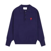Поло Amiri With Long Sleeves "Blue"